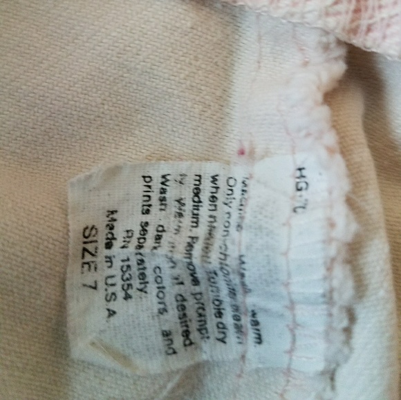 Vintage light pink denim skirt - Picture 3 of 5